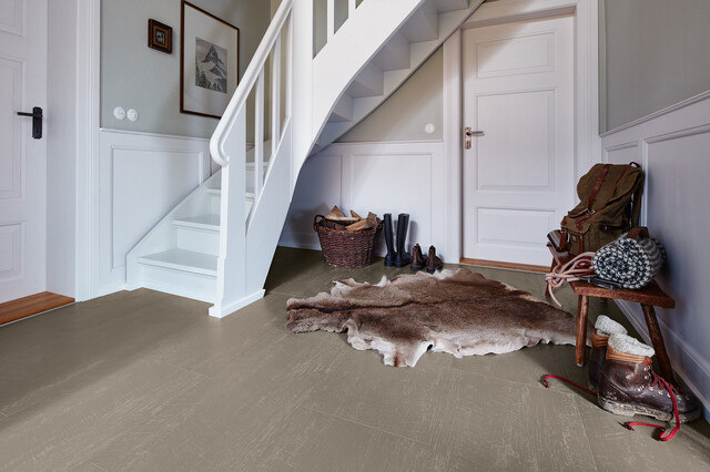 Nadura im Eingangsbereich Nadura-Boden Rustic cremegrau