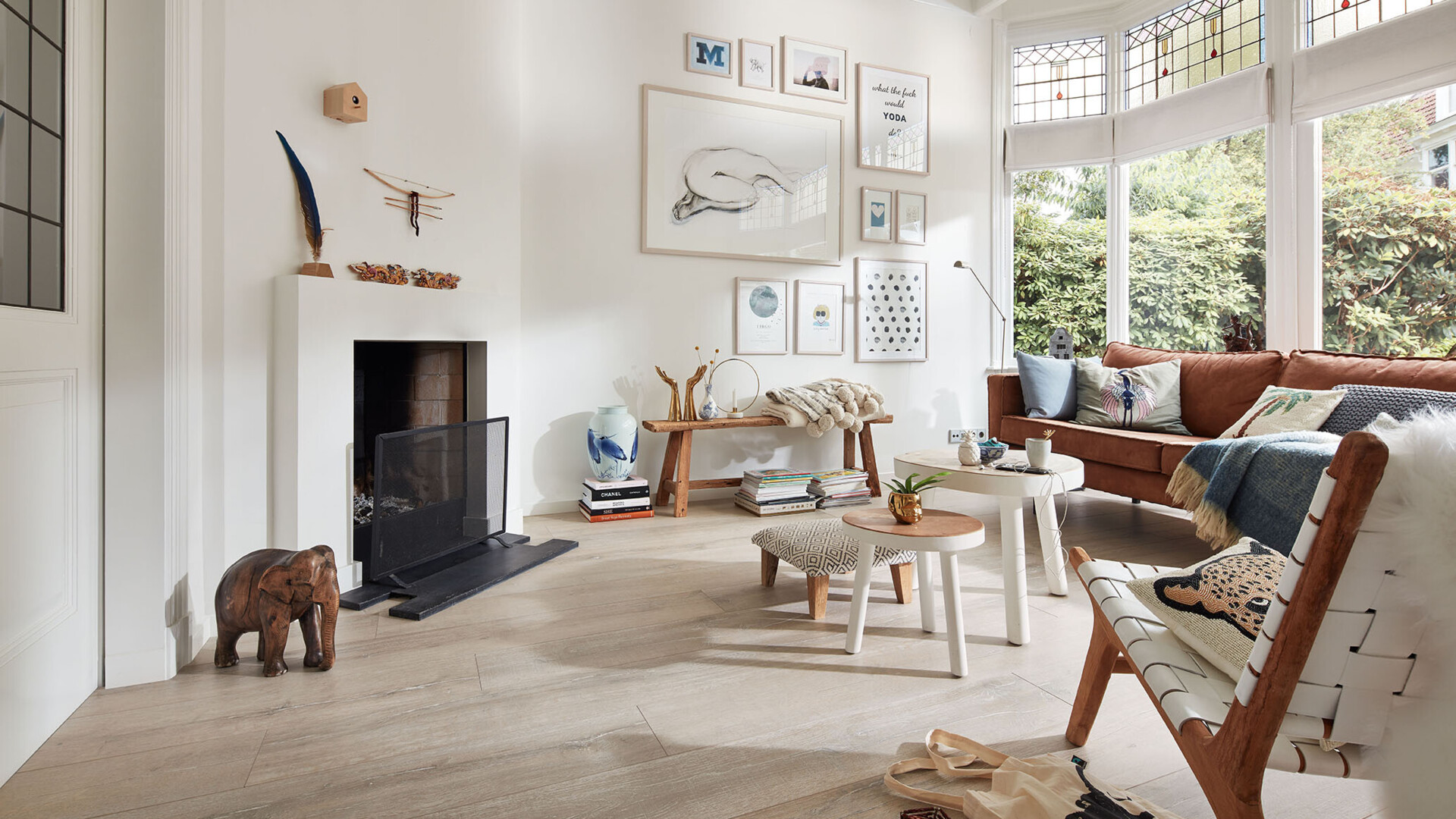 "Hygge" leben wie in Dänemark Helles MEISTER Laminat für das hyggelige Wohnzimmer