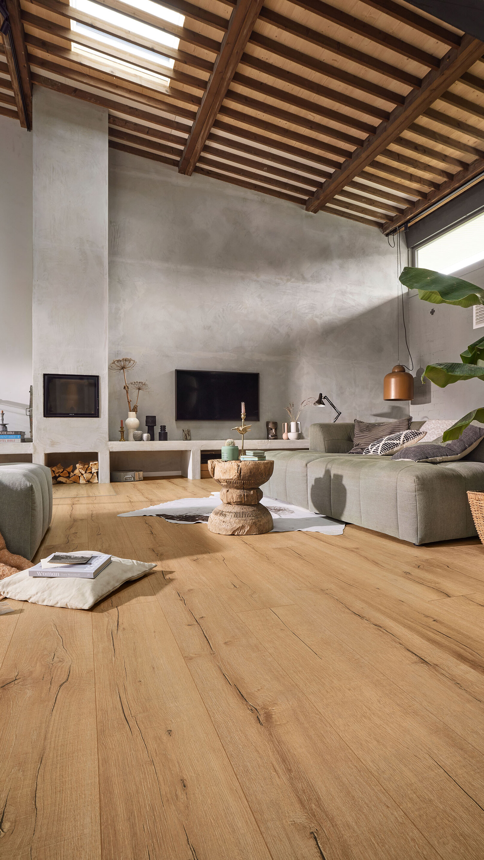 Design flooring MeisterDesign Natural old wood oak 7114