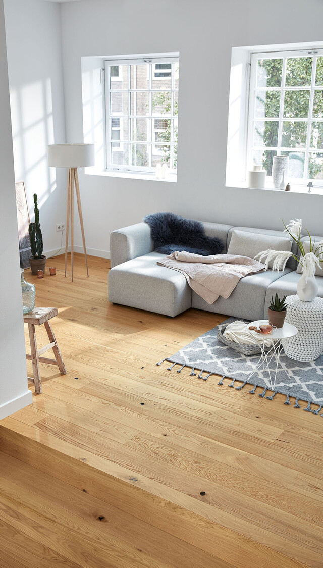 Viele Parkettböden lassen sich mittlerweile Klicken, sie können aber genauso gut verklebt werden MeisterParkett. longlife PD 200 8645