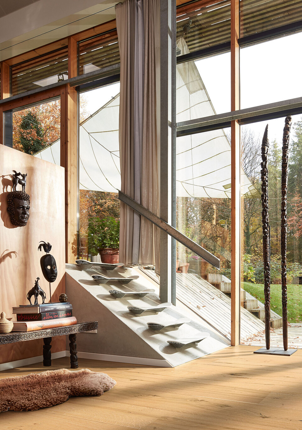 Echtholzböden passen besonders gut zum African Style. Lindura-Holzboden HD 400 Eiche authentic 8739