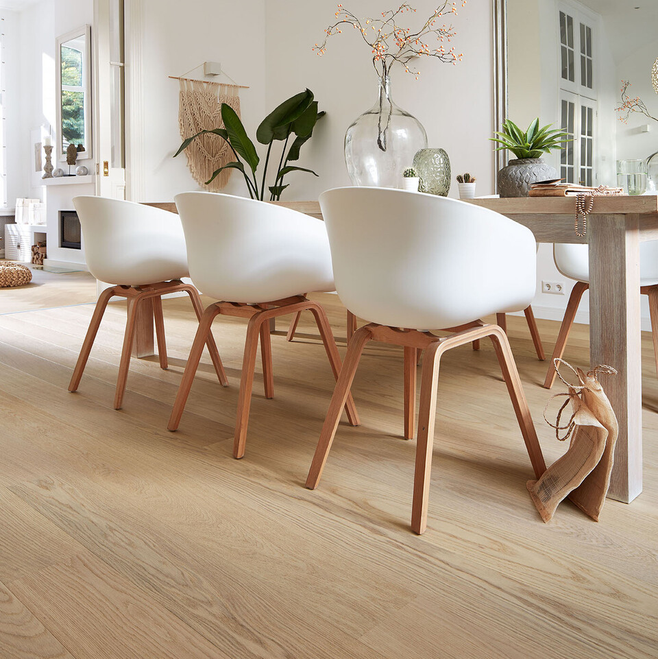 Parkett in harmonischer Sortierung