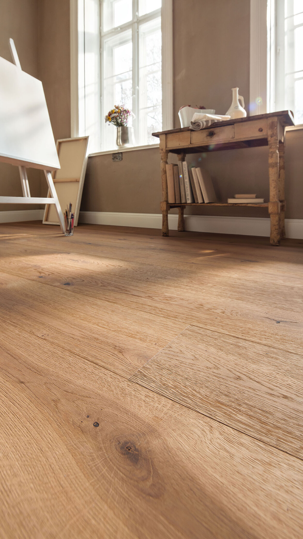 Geöltes Parkett mit dem edlen Finish Parkett geölt sieht besonders natürlich aus