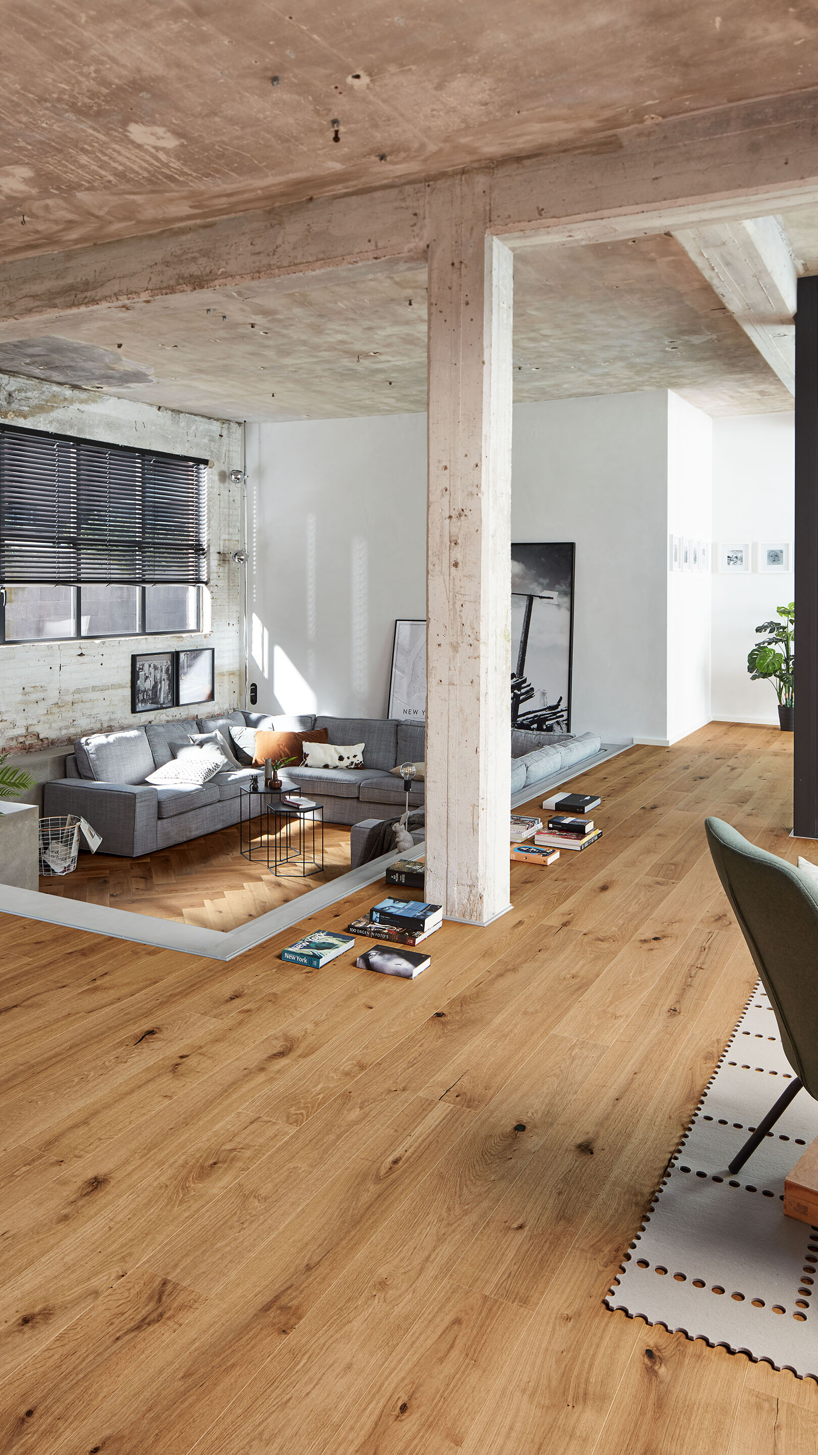 MEISTER Parquet Parquet MeisterParquet. longlife PD 400 Roble auténtico aspecto ahumado 9027