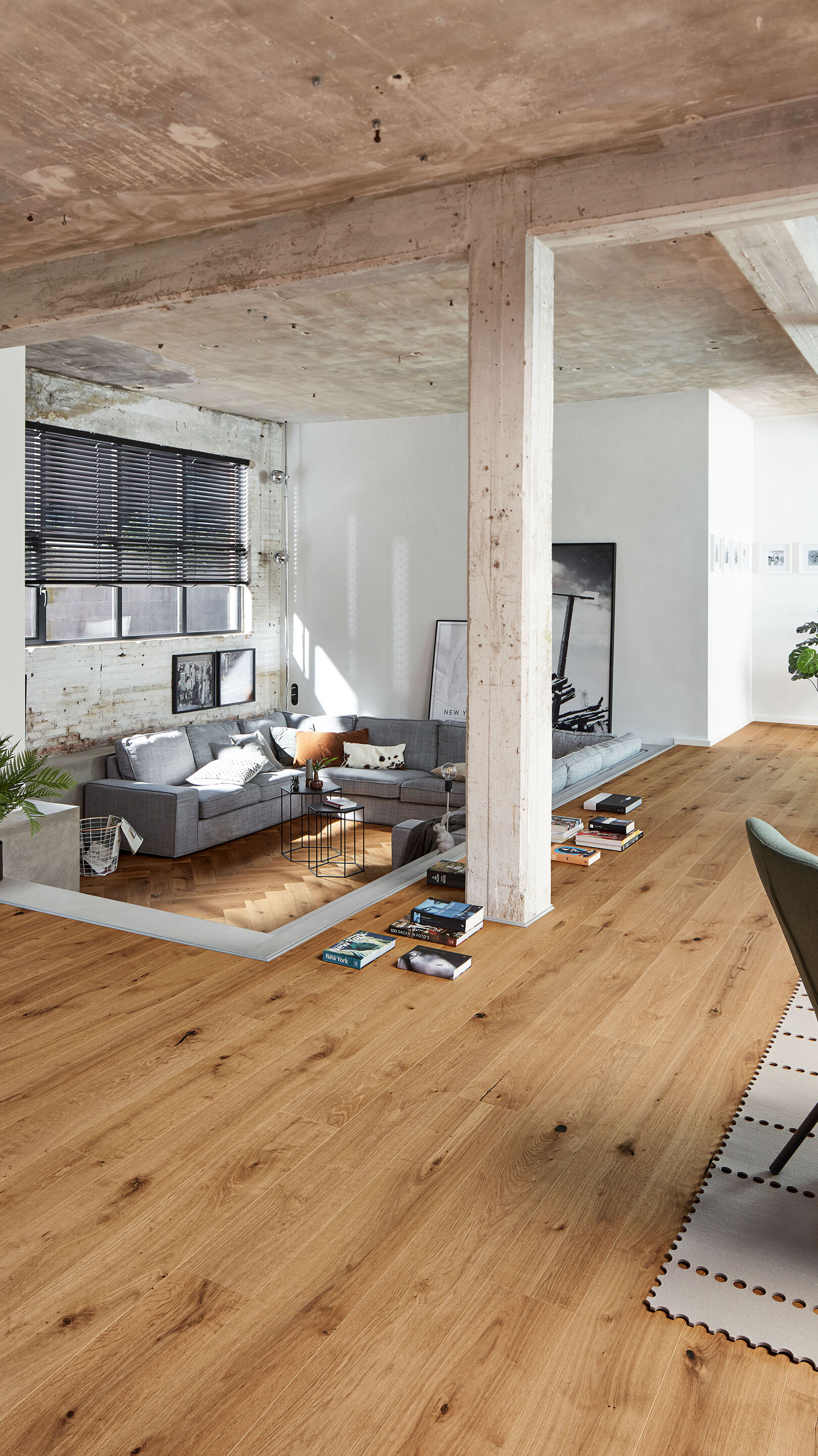 MEISTER Parquet flooring PD 400 Authentic oak lightly smoked look 9027