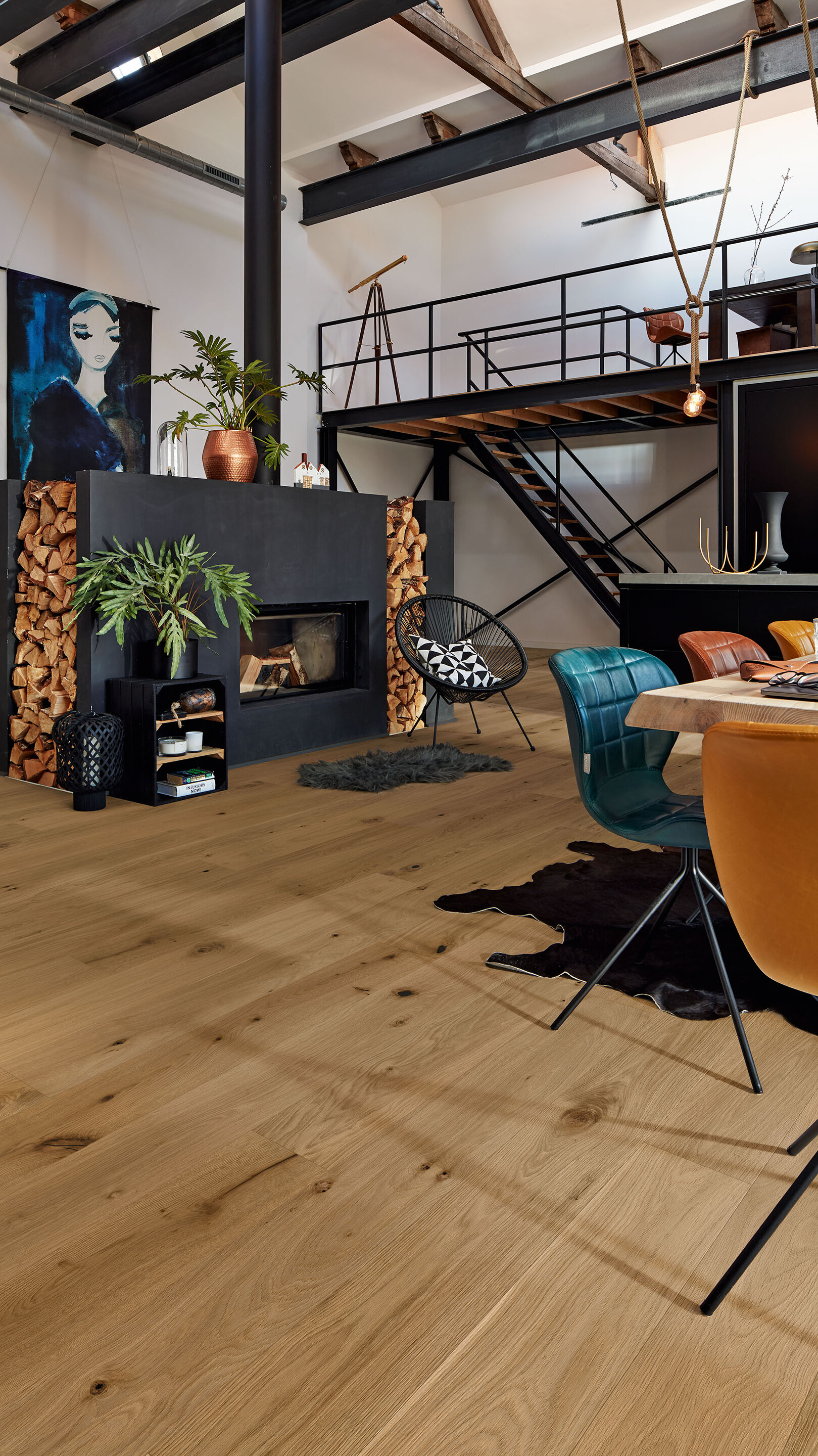 Eiche ist die beliebteste Holzart für Parkettböden Parkett Eiche im gemütlichen Esszimmer