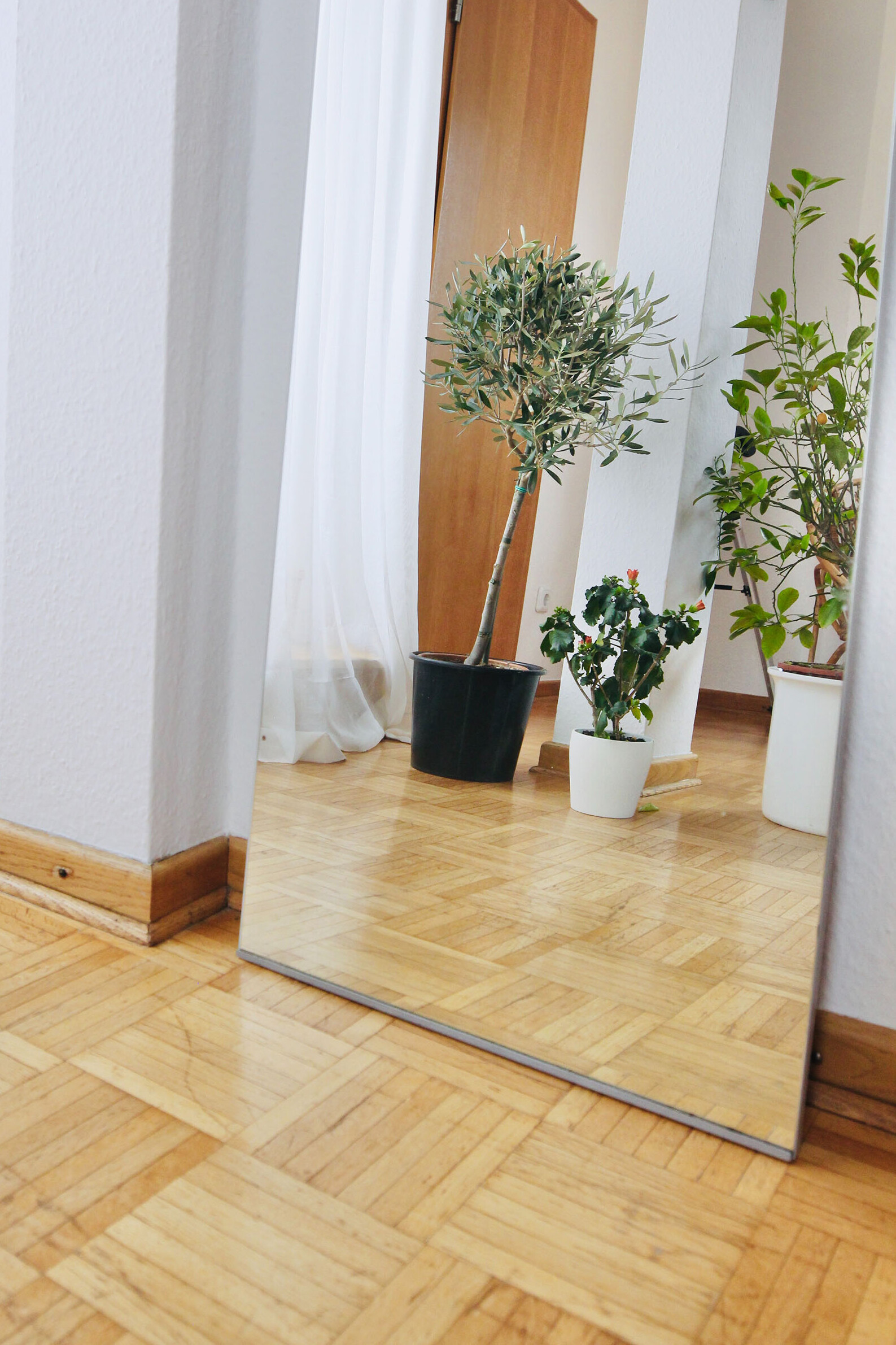 Mosaikparkett würfelförmige Ausrichtung der Stäbchen