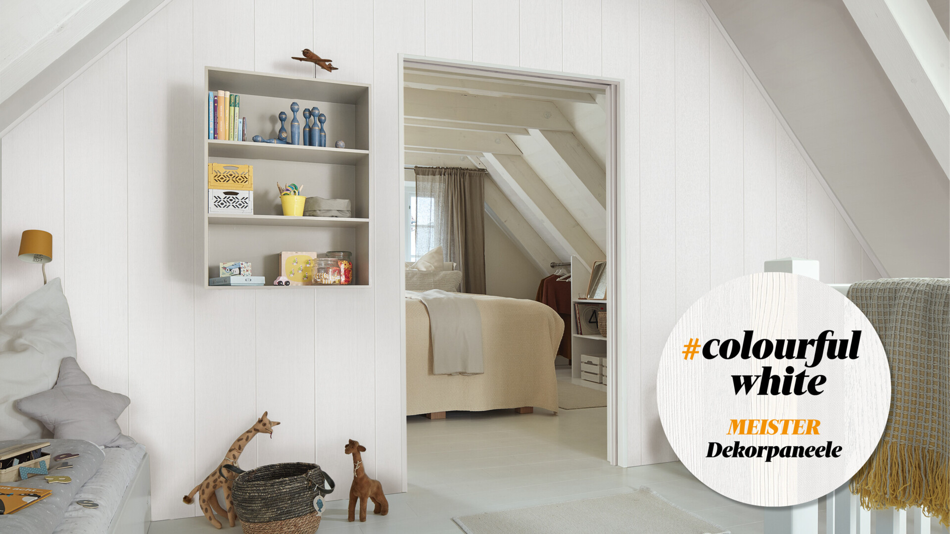 Dekorpaneele - einfach schöne Wandverkleidung Dekorpaneele in weiß als Wandverkleidung