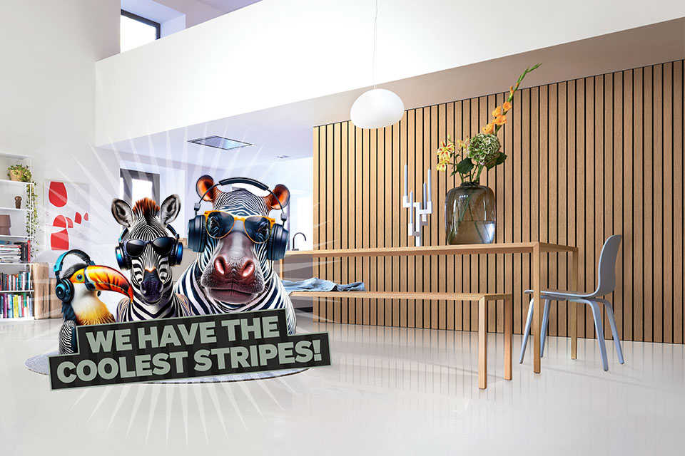 Trend product acoustic panels by MEISTER  Multicolour oak 7033