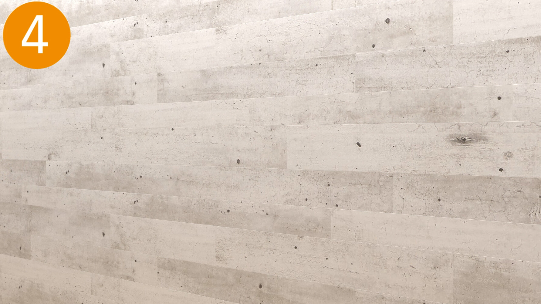 Systempaneele flach und als homogene Fläche verlegt Systempaneele flach und als homogene Fläche verlegt