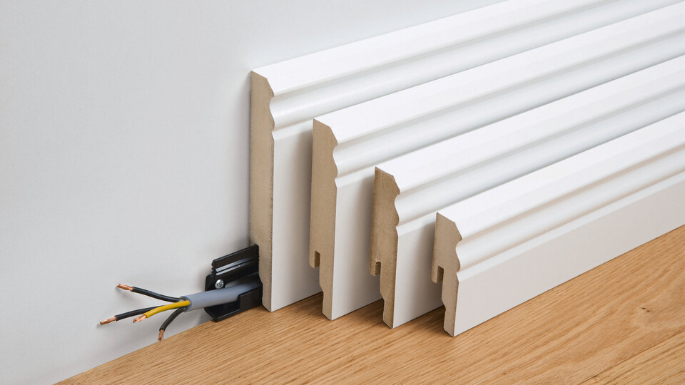 Leisten mit Kabelkanal von MEISTER Hamburger Leisten