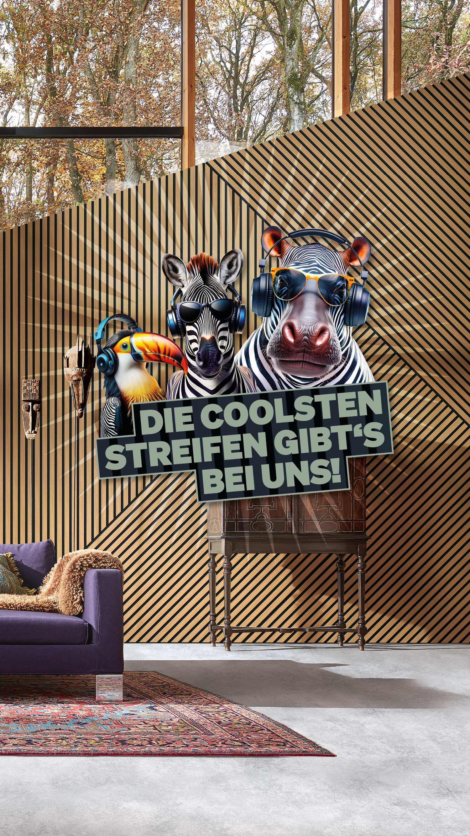 NEUE Akustikpaneele von MEISTER - die coolsten Streifen gibt's bei uns Stylisch, funktional und mit unbegrenzten Gestaltungsmöglichkeiten: Akustikpaneele