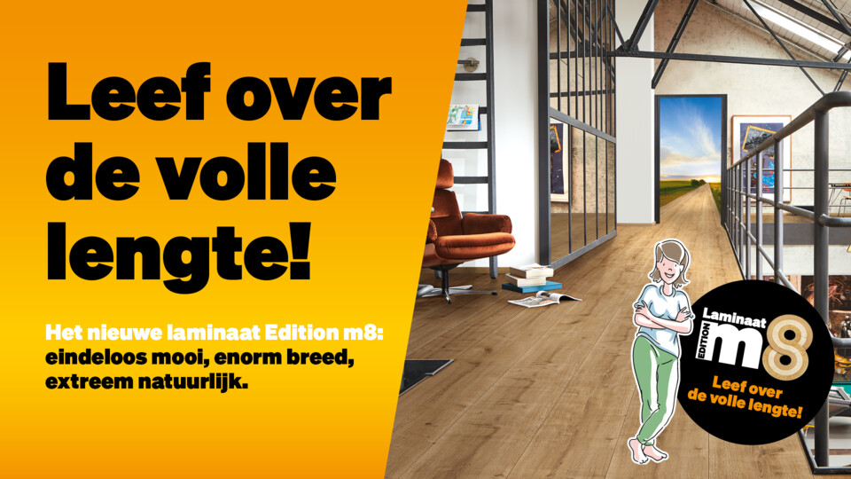 Het nieuwe laminaatvloer Edition m8 Teaser MEISTER Laminat Edition m8