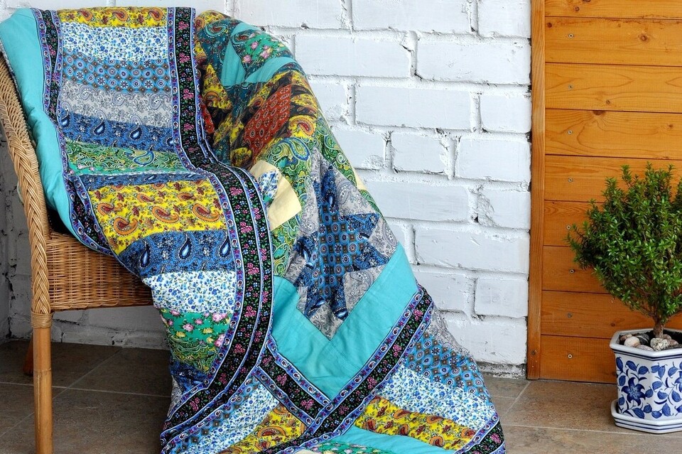 Patchwork - alte Handwerkskunst neu entdeckt Decke im Patchwork-Stil