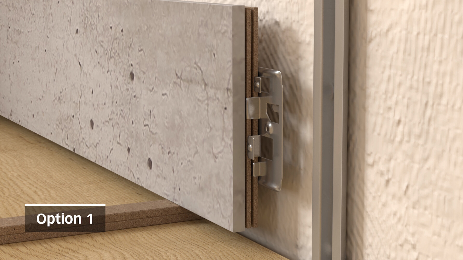 Systempaneele lassen sich durch ihre Doppelnut variabel verlegen Systempaneele lassen sich durch ihre Doppelnut variabel verlegen