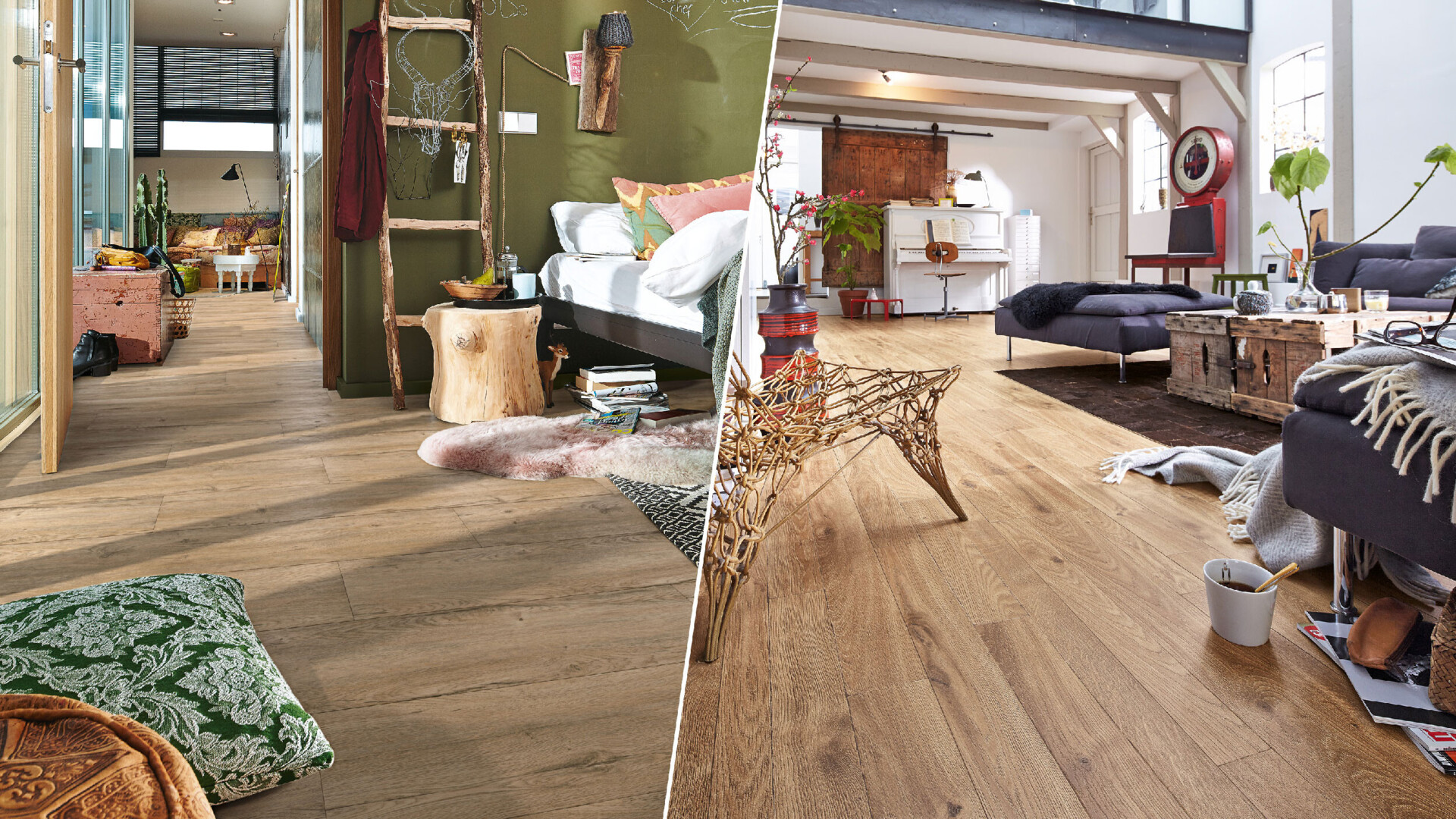 Vinyl oder Laminat? Wo sind die Unterschiede? Vergleich zwischen Vinyl und Laminatboden