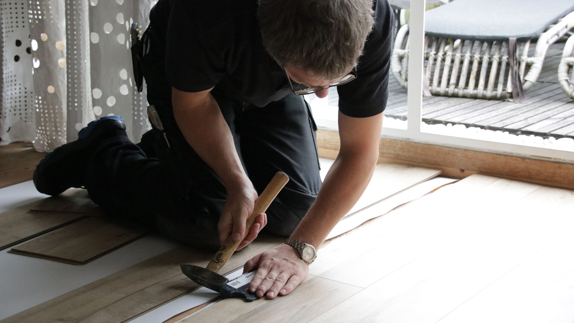 Schwimmende Verlegung von MEISTER Parkett